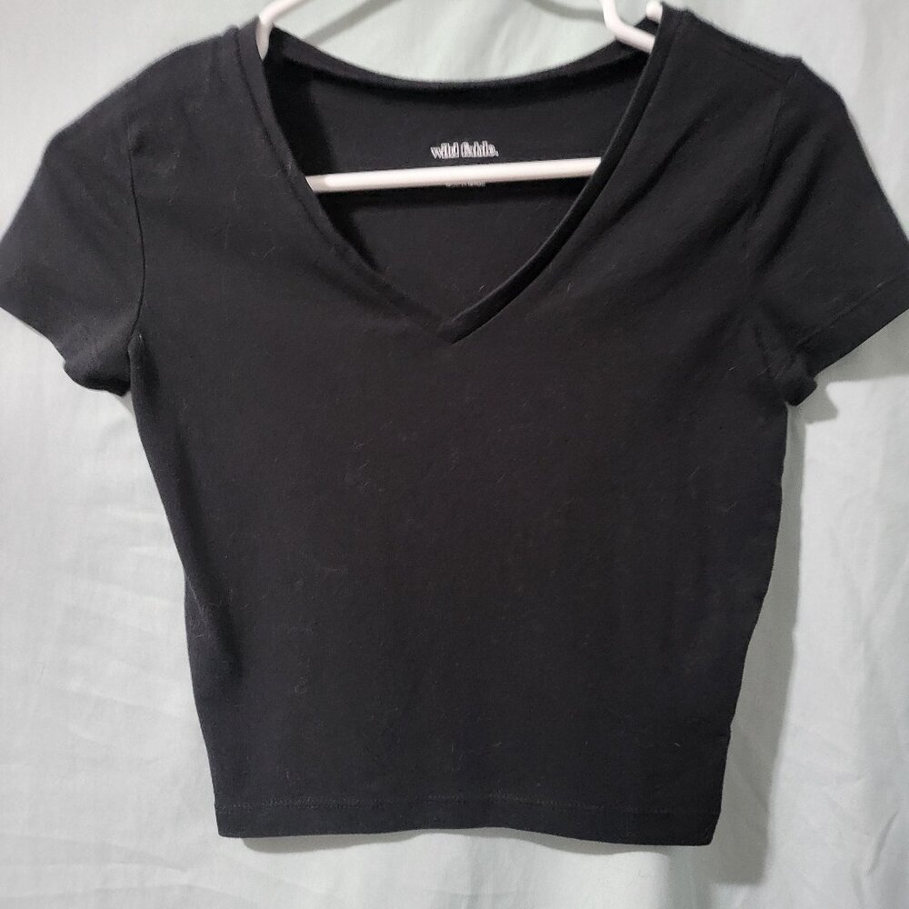 Black Crop Top